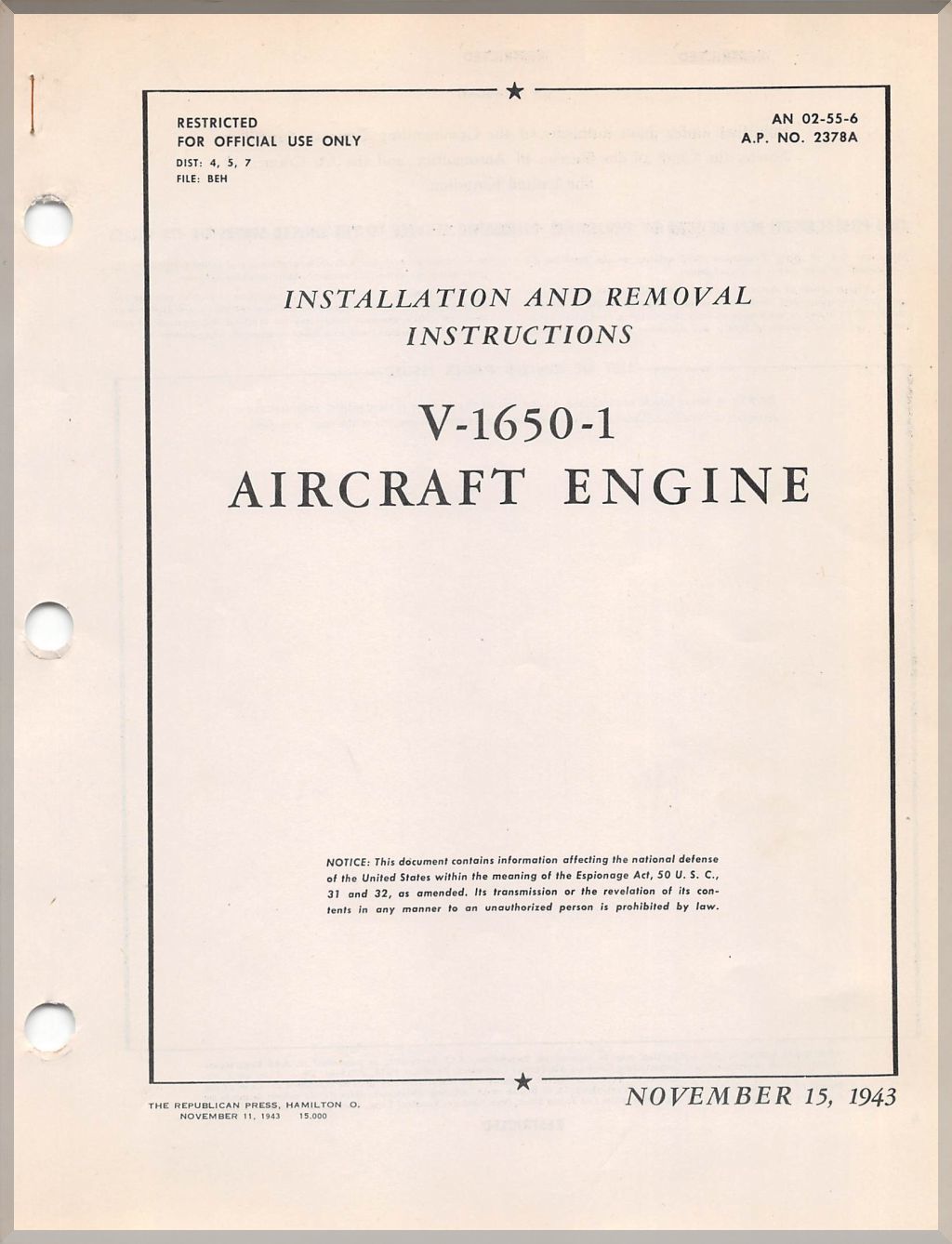 Packard V-1650 Merlin - Aircraft Engine Manuals Bundle - Download -
