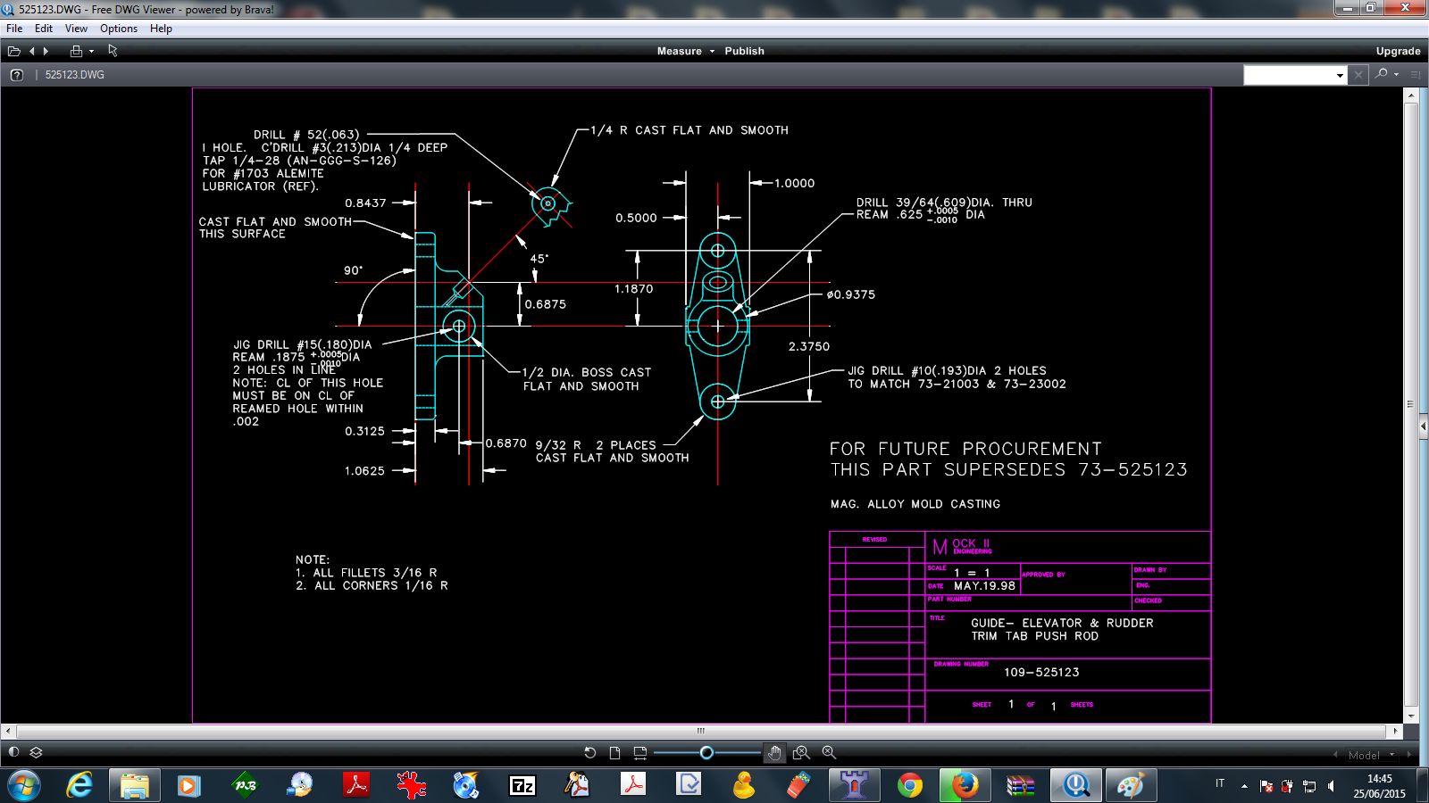 North American Aviation P-51 Aircraft Blueprints Engineering Drawings CAD Files - Download