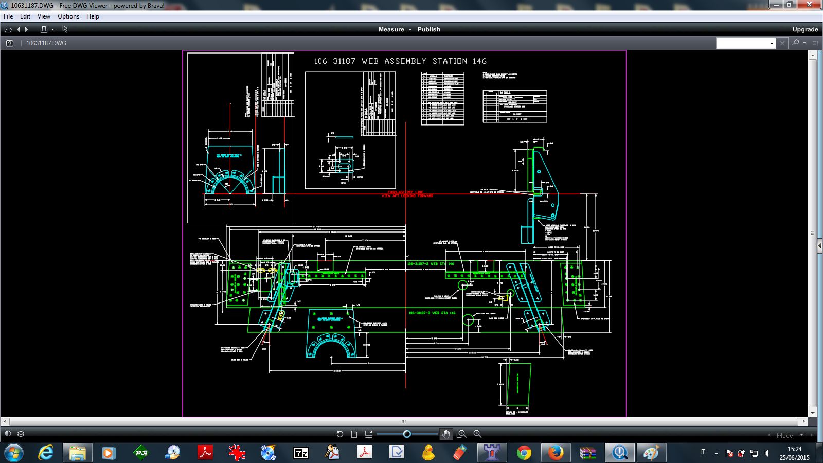 North American Aviation P-51 Aircraft Blueprints Engineering Drawings CAD Files - Download