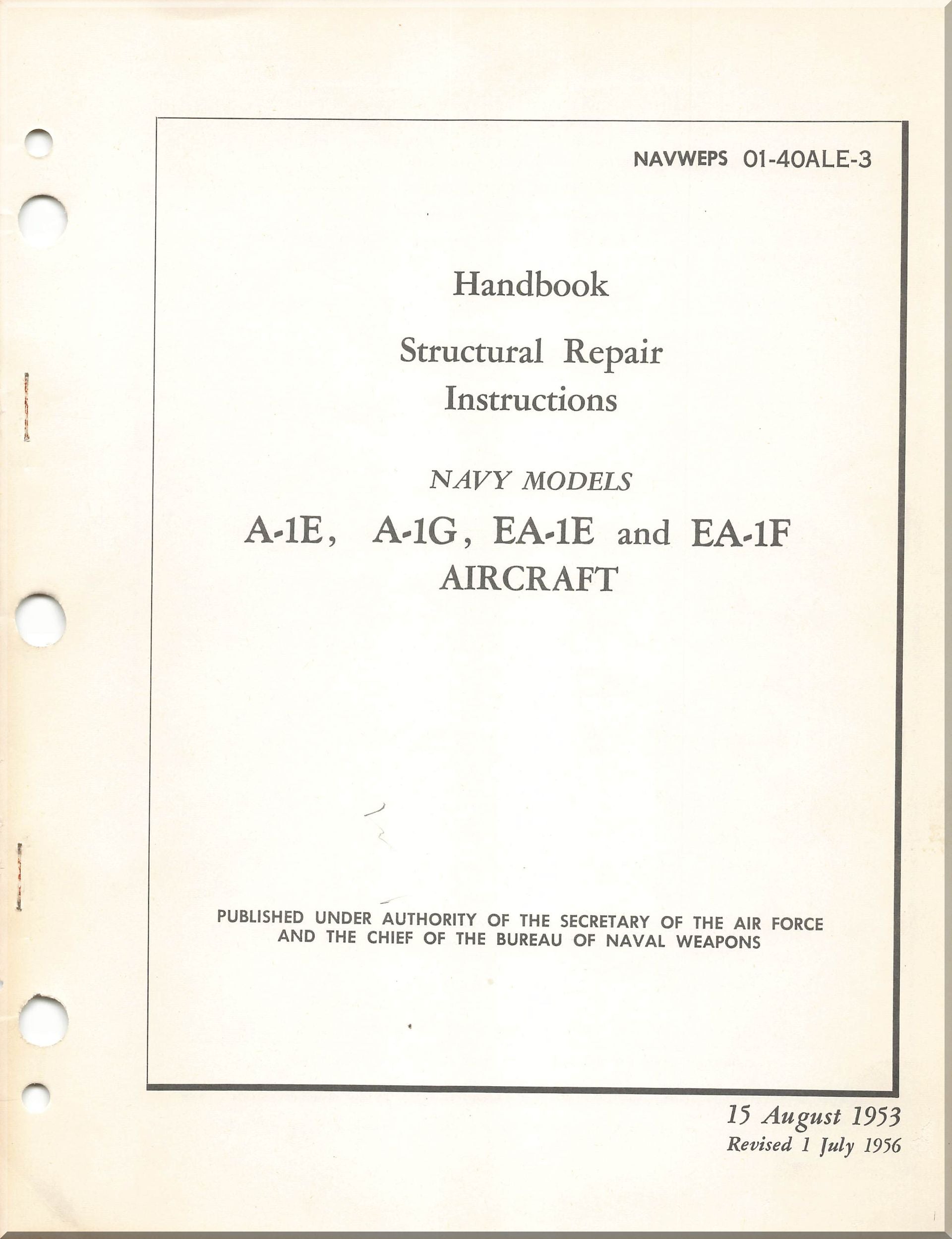 Douglas A-1 / AD " SkyRaider " Aircraft Manuals Bundle - Download