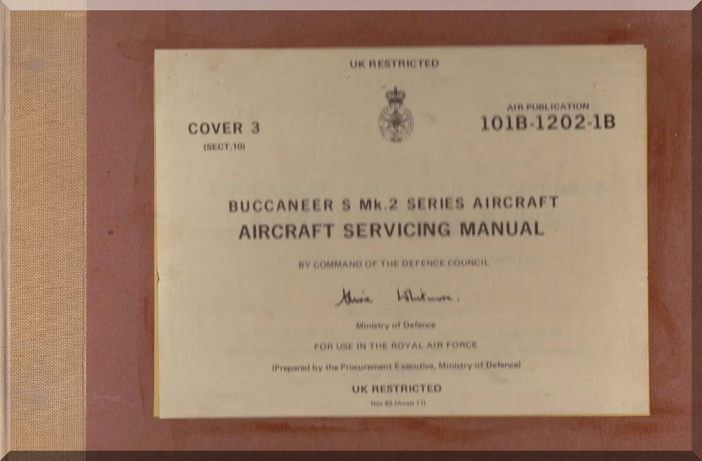 Blackburn Bucaneer Aircraft Aeroplane Manuals Bundle - Dowload