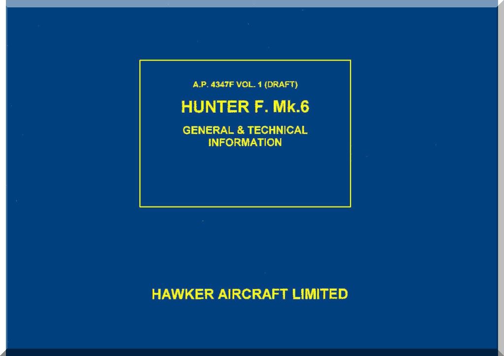 Hawker Hunter Aircraft Aeroplane Manuals Bundle - Download -