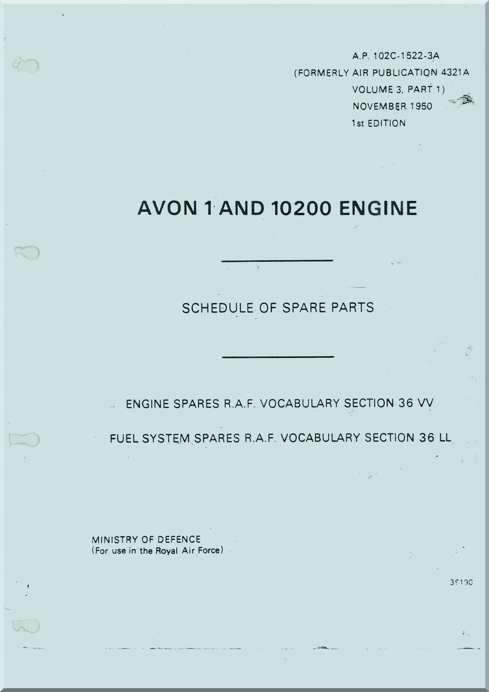 Rolls Royce AVON Aircraft Engine Manuals Bundle - Download -