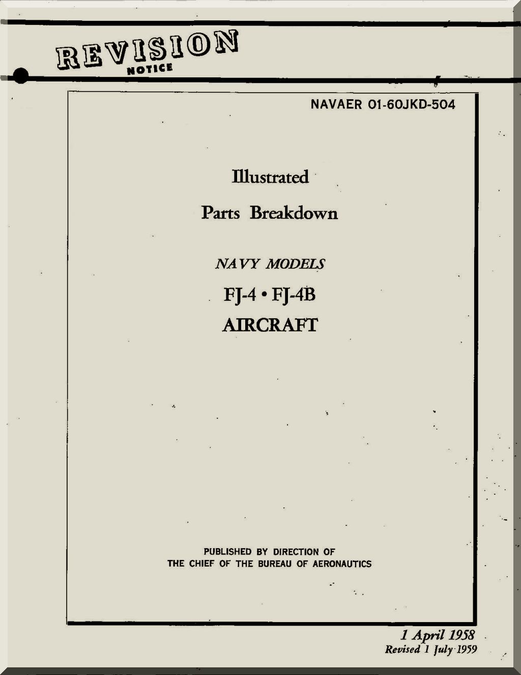 North American Aviation FJ "Fury"  Aircraft Manuals Bundle - Download -