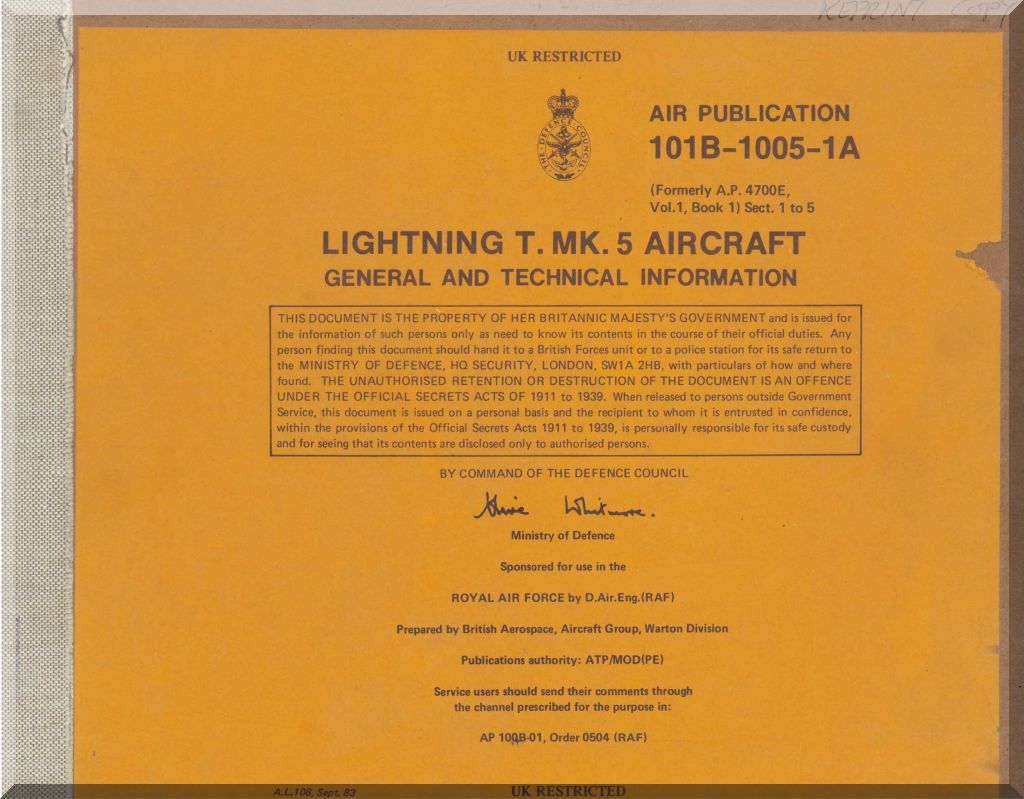 English Electric Lighting Airplane Aircraft Manuals Bundle - Download