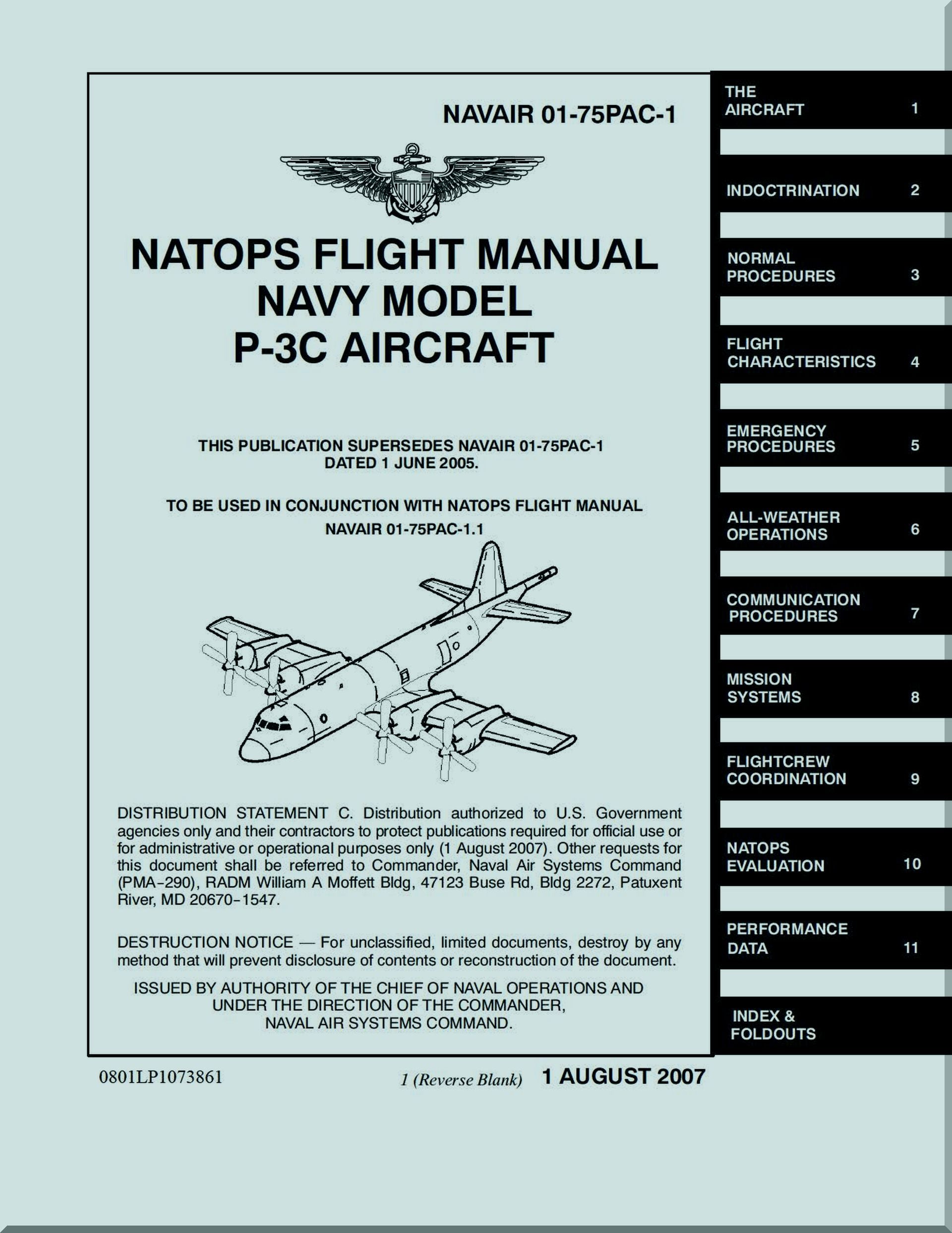 Lockheed P-3 Orion Aeroplane Manuals Bundle - Download -