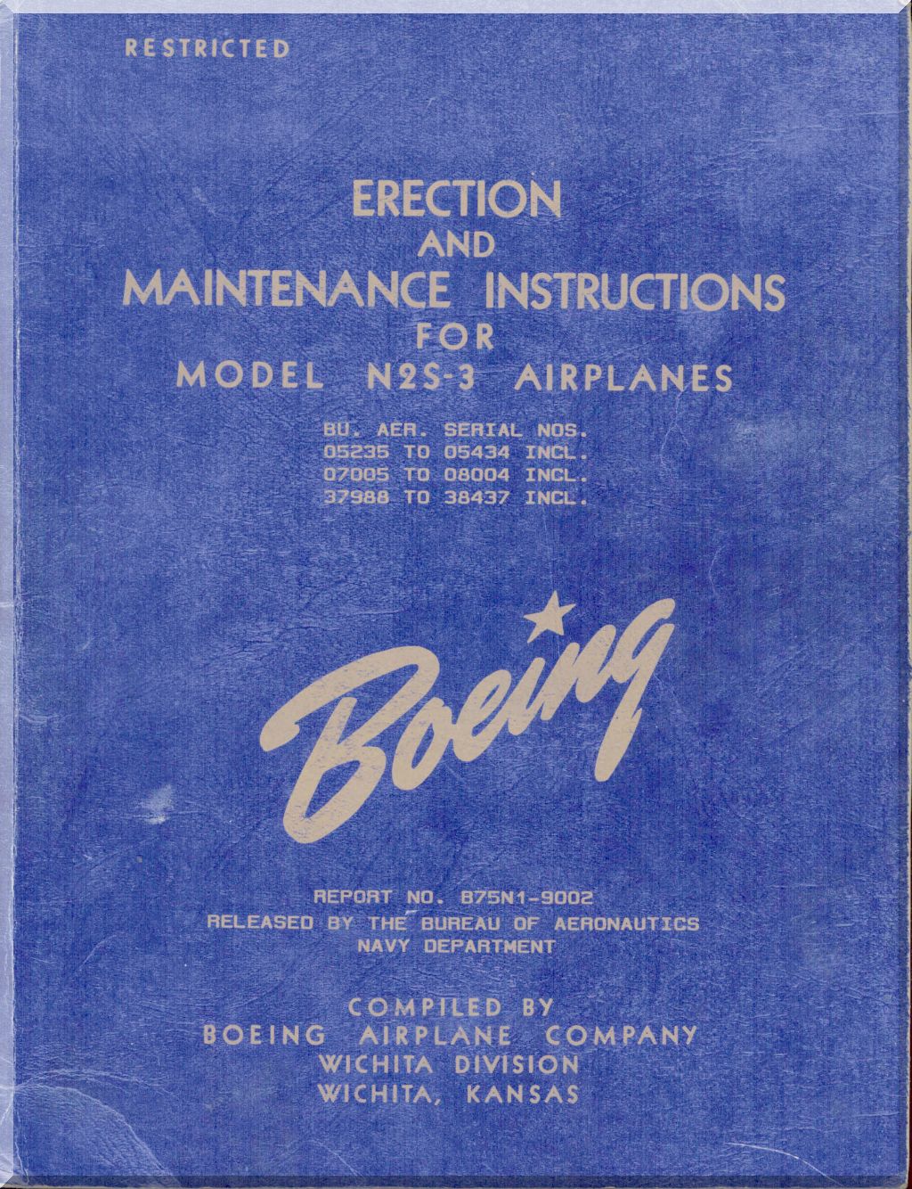 Boeing Stearman Aircraft Aeroplane Manuals Bundle - Download -