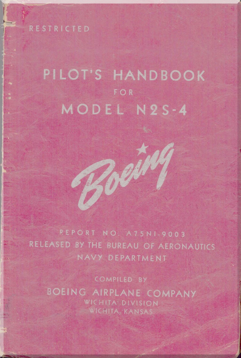 Boeing Stearman Aircraft Aeroplane Manuals Bundle - Download -
