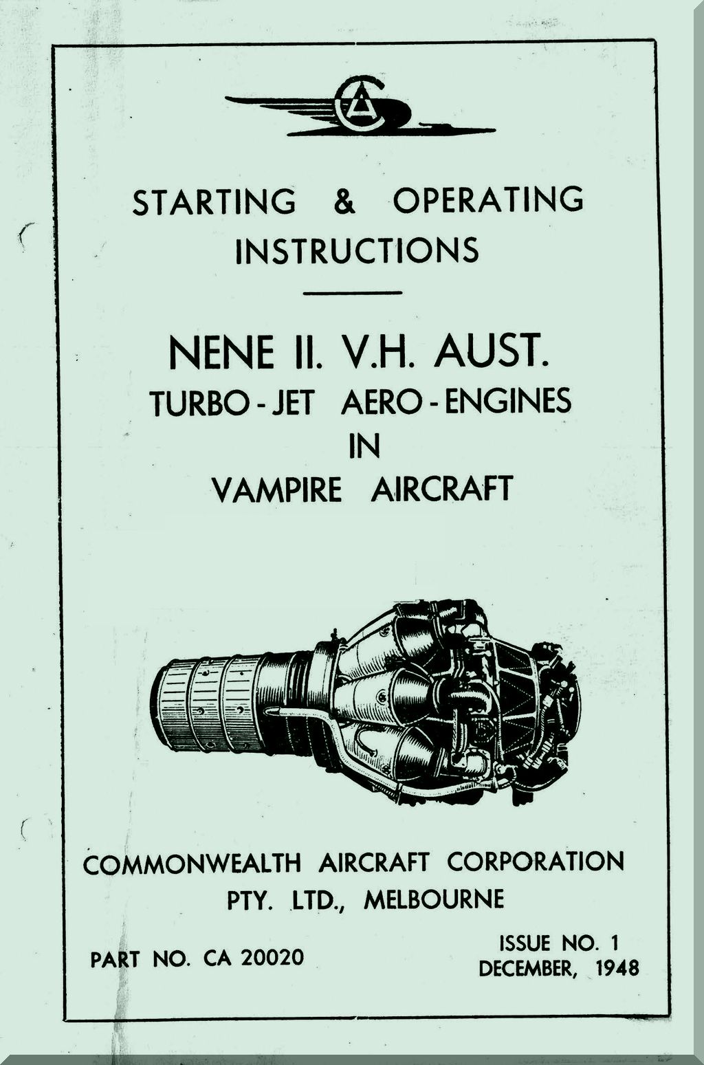 Rolls Royce Nene Aircraft Engine Manuals Bundle - Download -
