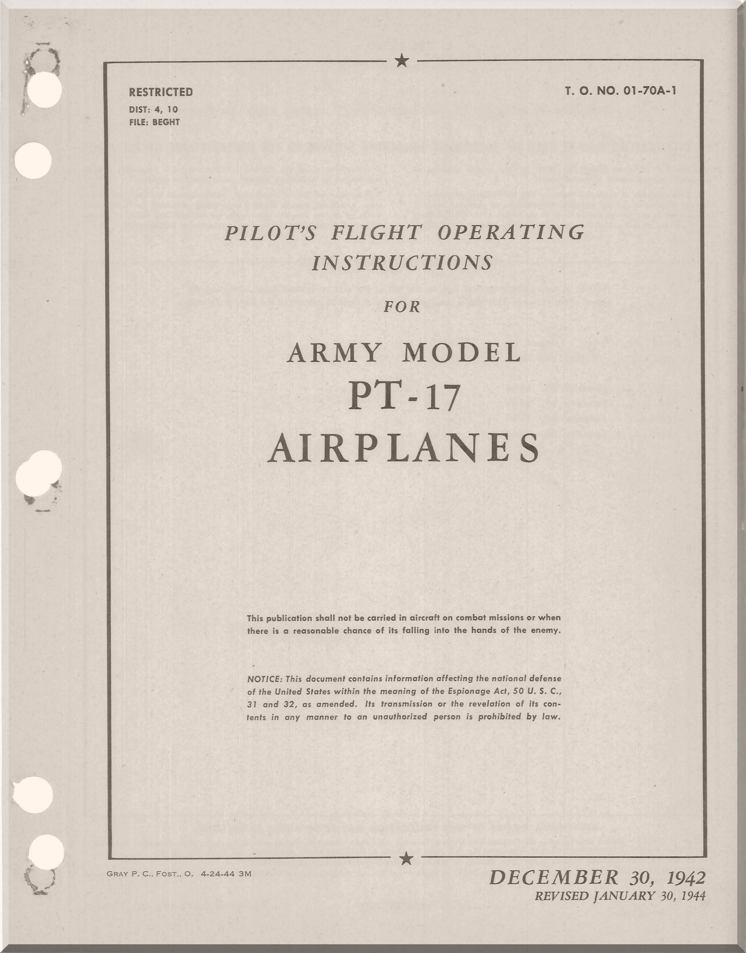 Boeing Stearman Aircraft Aeroplane Manuals Bundle - Download -