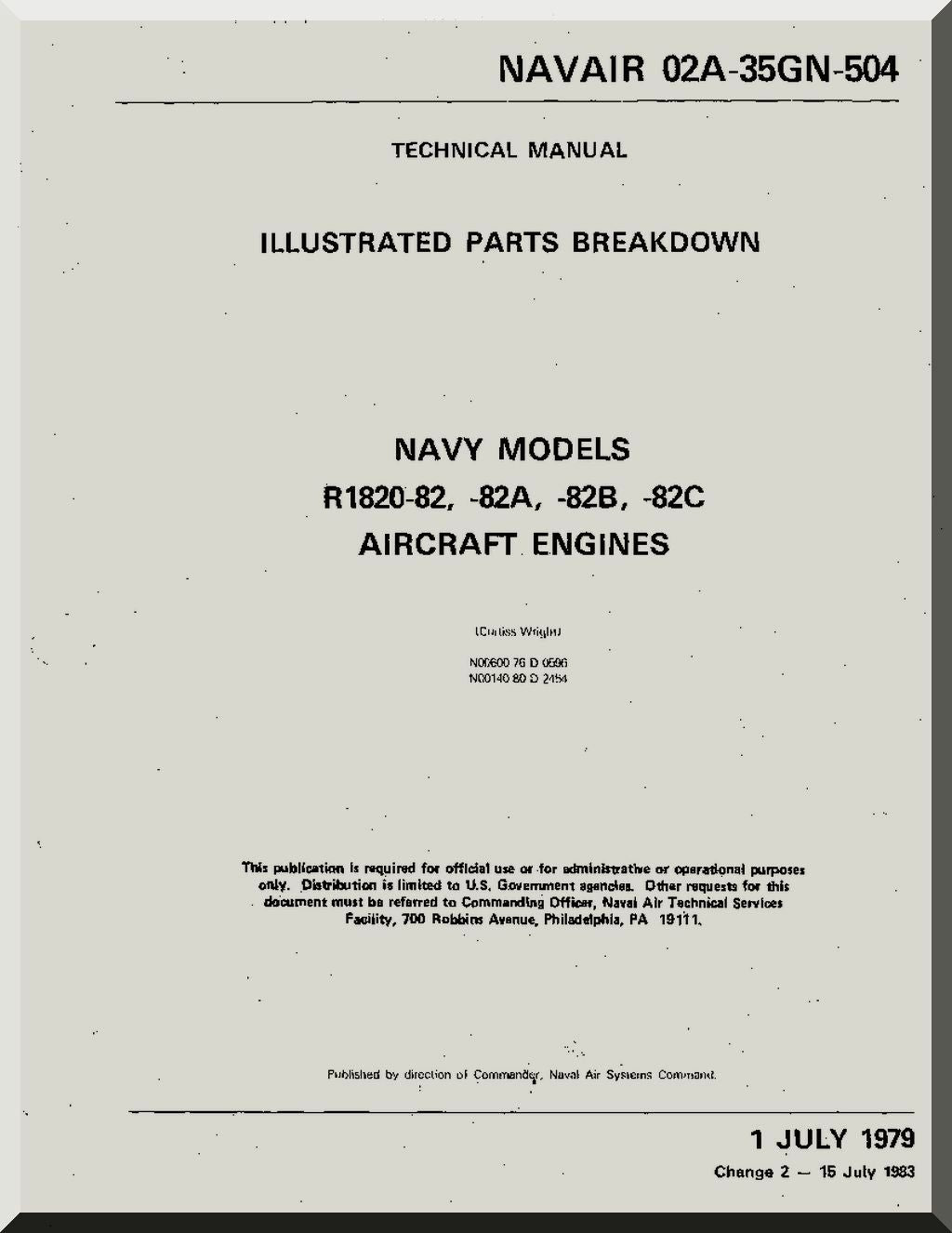 Wright R-1820 " Cyclone 9 " Aircraft Engine Manuals Bundle - Download