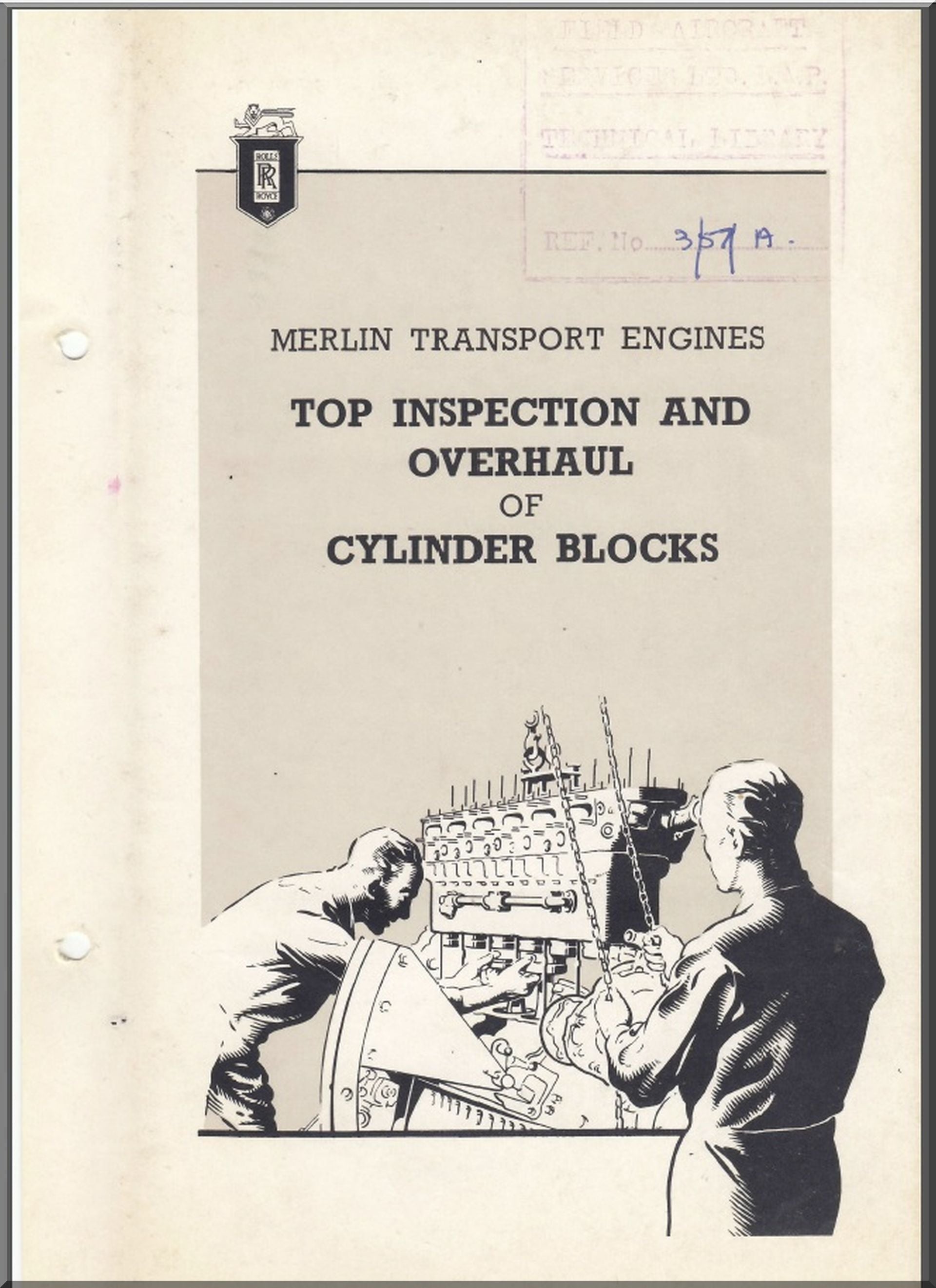 Rolls Royce Merlin Aircraft Engine Manuals Bundle - Download -