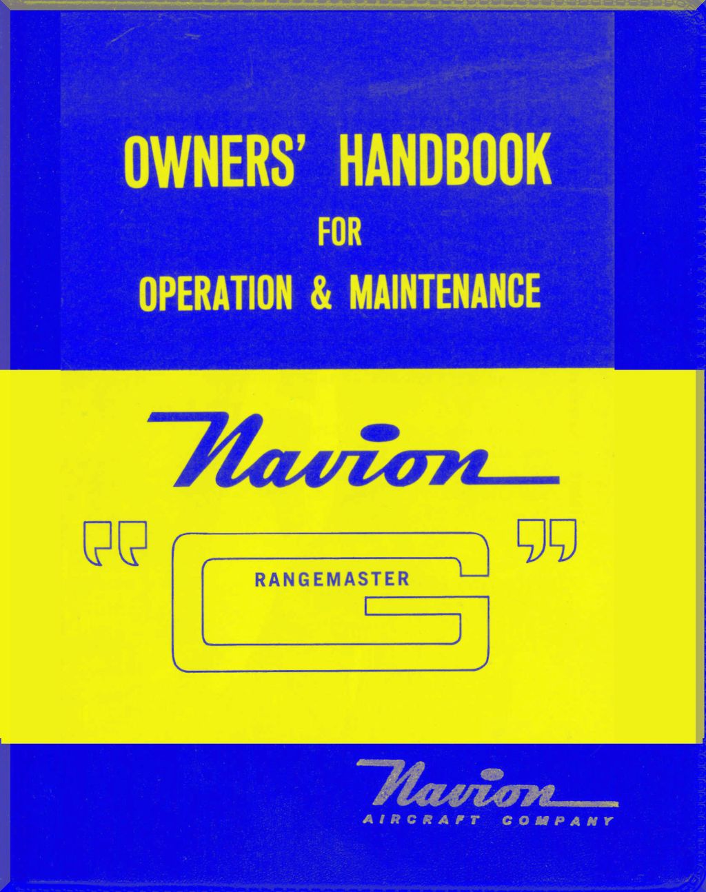 Navion  ( NAA / Ryan / Riley / Camair) Aircraft Aeroplane Manuals Bundle - Download -