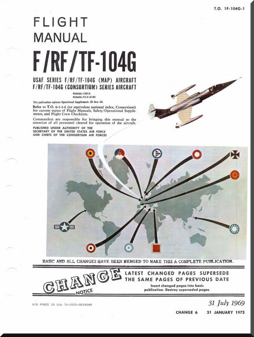 Lockheed F-104 Starfighter Aeroplane Manuals Bundle - Download -