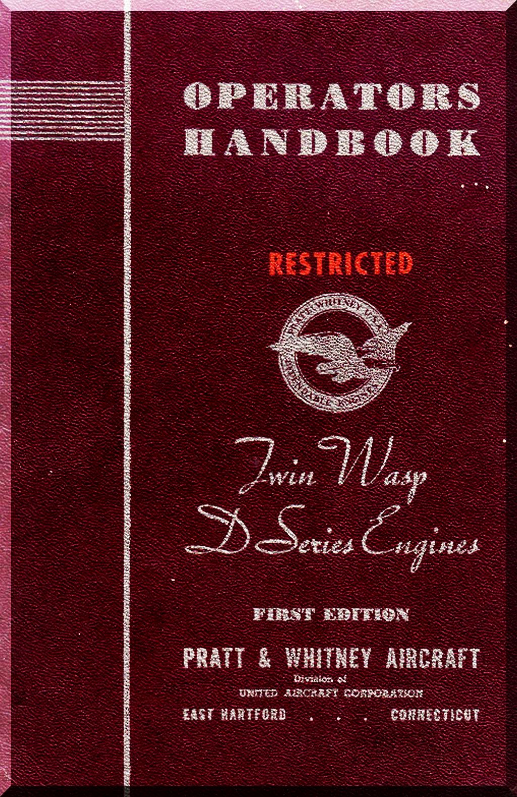Pratt & Whitney R-2000 " Twin Wasp " Aircraft Engine Manuals Bundle - Download