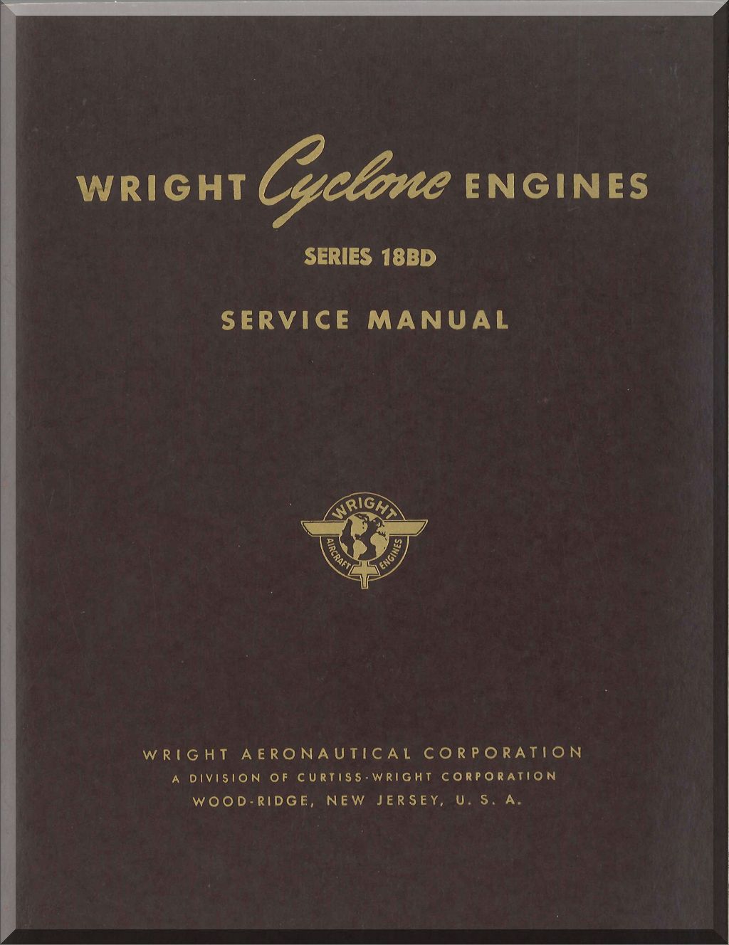 Wright R-3350 " Cyclone 18 " Aircraft Engine Manuals Bundlle - Download