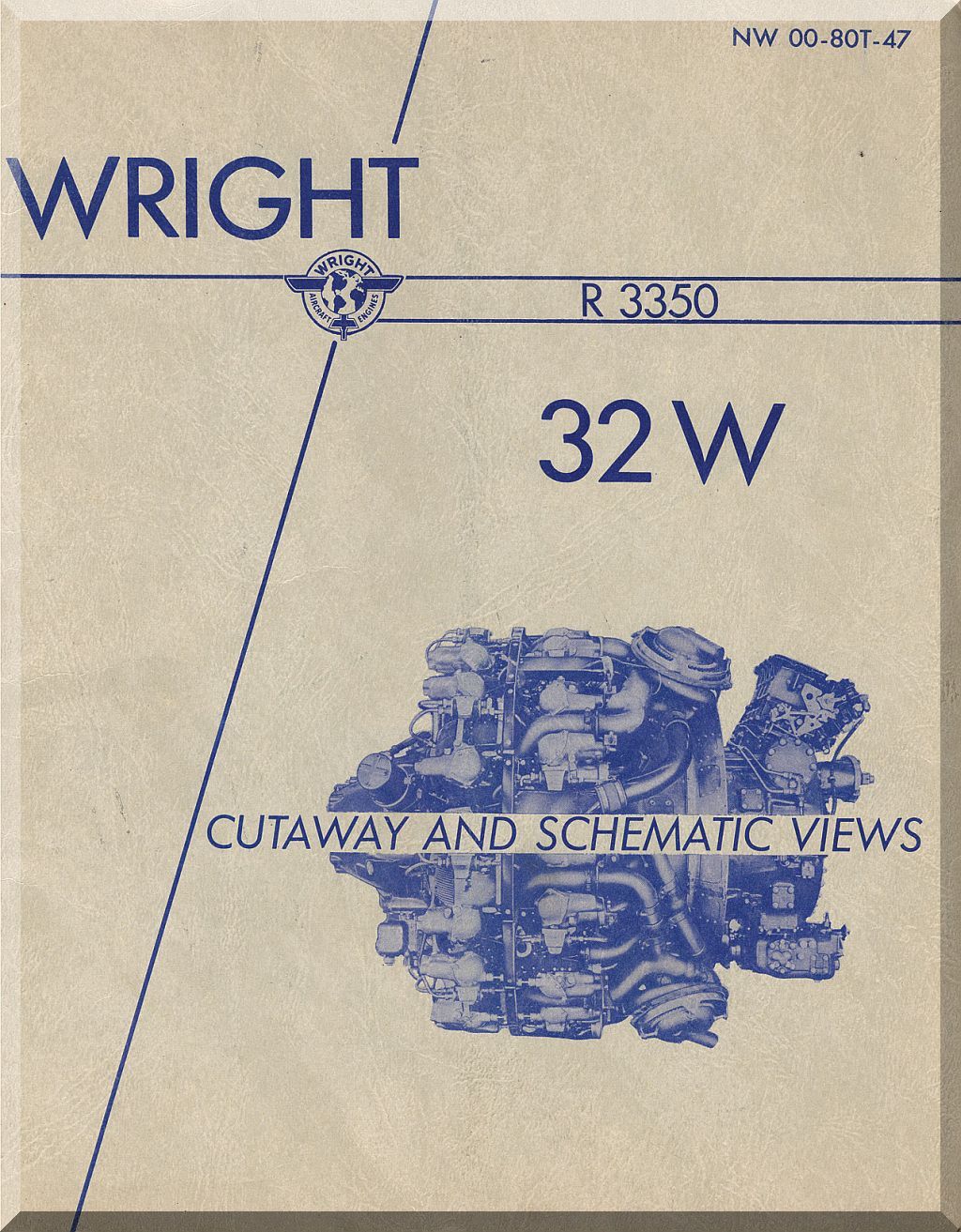 Wright R-3350 " Cyclone 18 " Aircraft Engine Manuals Bundlle - Download