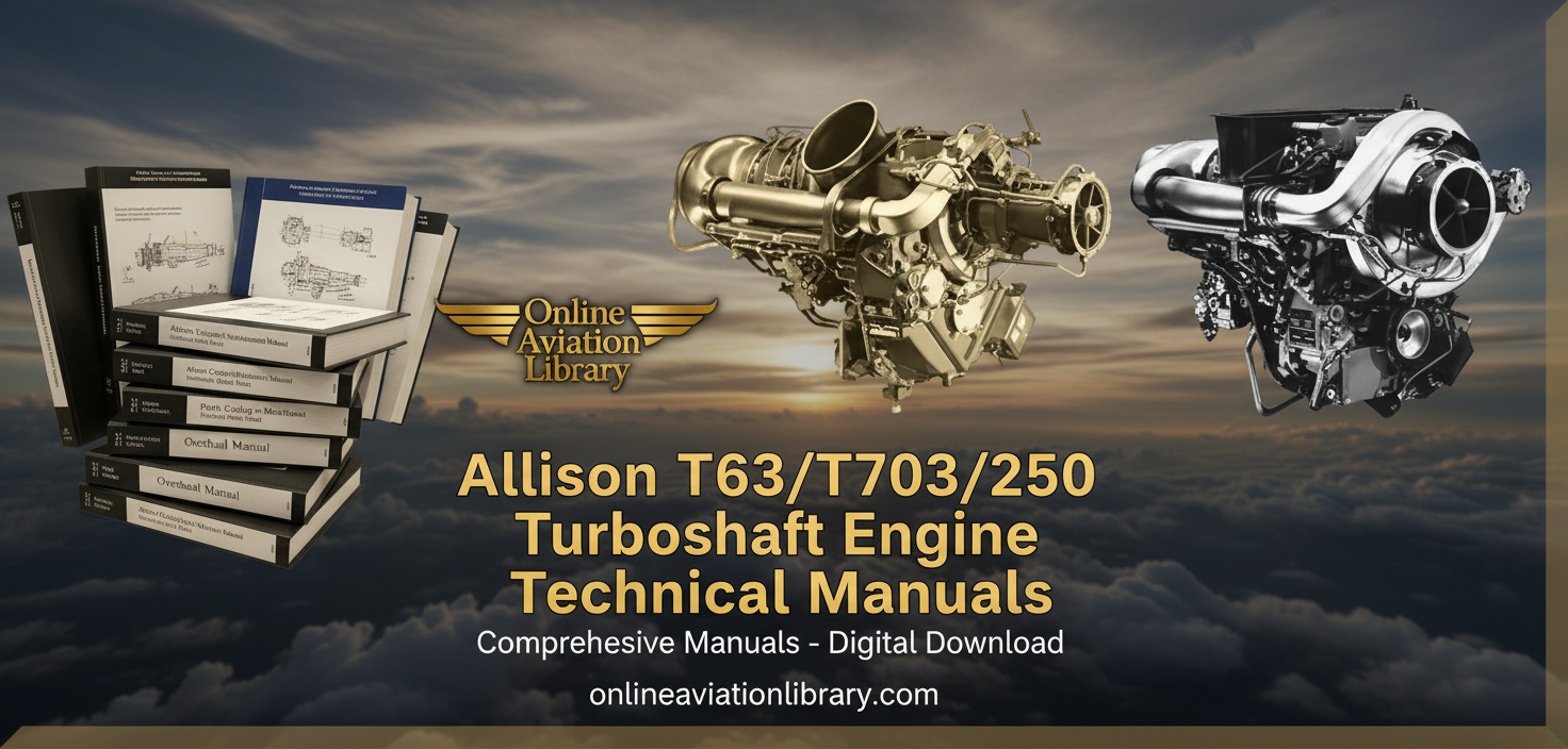 Allison T63 / T703 / 250 Turboshaft Engine Manuals — Maintenance
