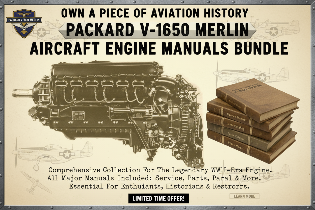 Packard V-1650 Merlin Promotional Banner