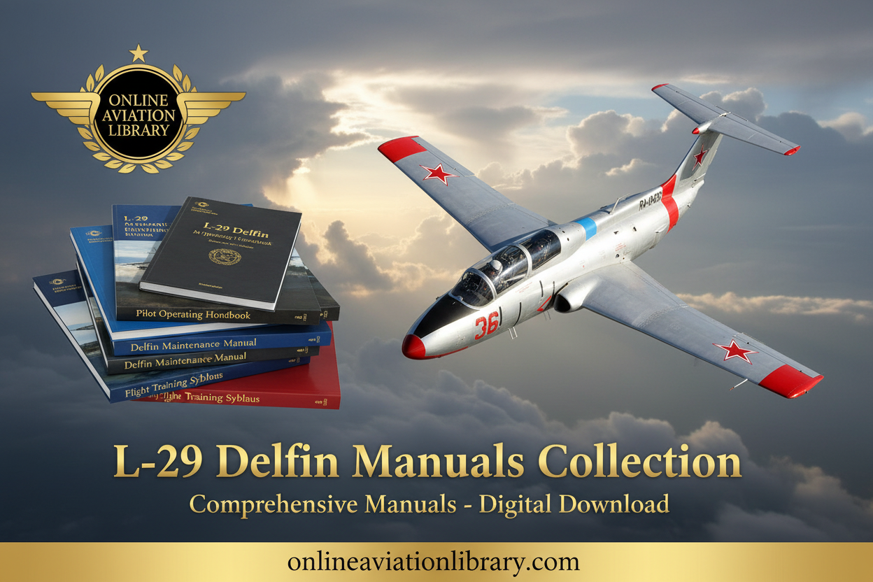 Aero Vodochody L-29 Delfin Aircraft Manuals - Digital Download