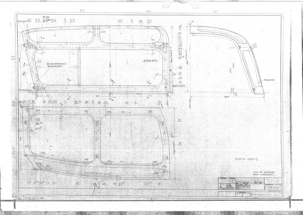 Messerchmitt Bf / Me 108 " Taifun " Aircraft Blueprints Engineering Construction Drawings Download