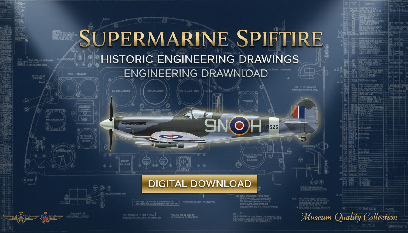 Supermarine Spitfire Fancy Facebook Promotional Banner