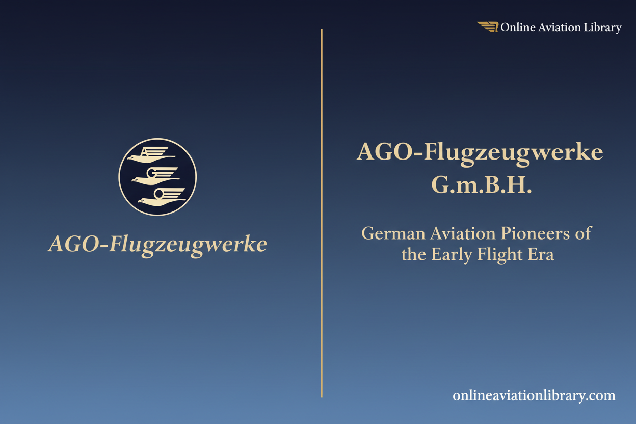 AGO Flugzeugwerke: German Aviation Pioneers of the Early Flight Era