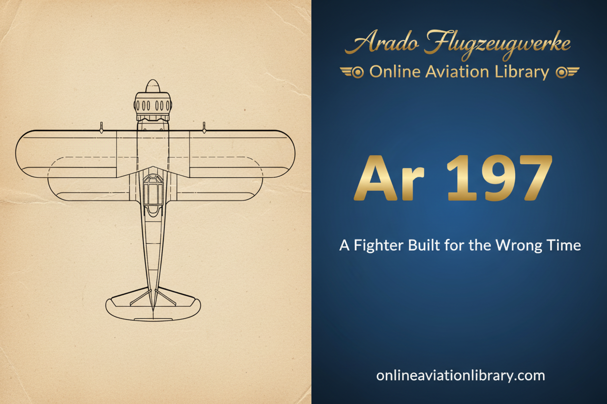 Arado Ar 197: A Fighter Built for the Wrong Time
