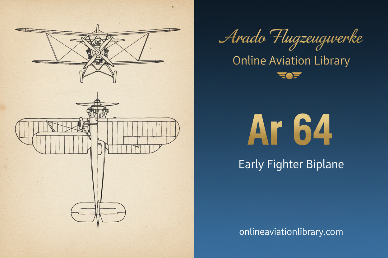 Arado Ar 64: Early Fighter Biplane