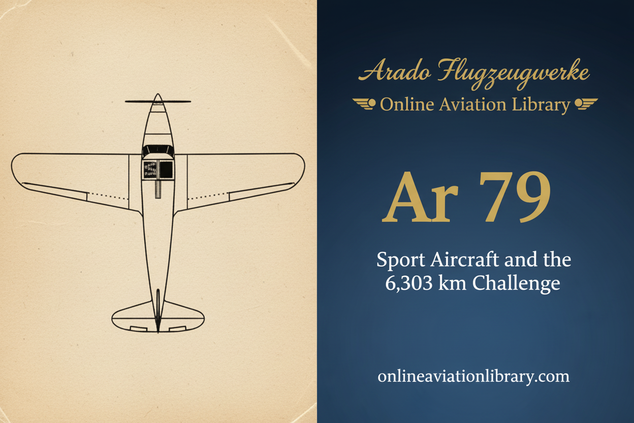 Arado Ar 79: Sport Aircraft and the 6,303 km Challenge