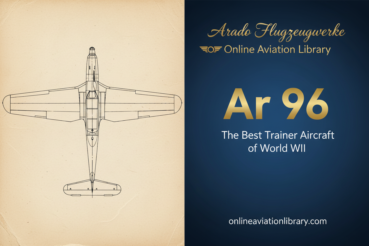 Arado Ar 96: The Best Trainer Aircraft of World War II