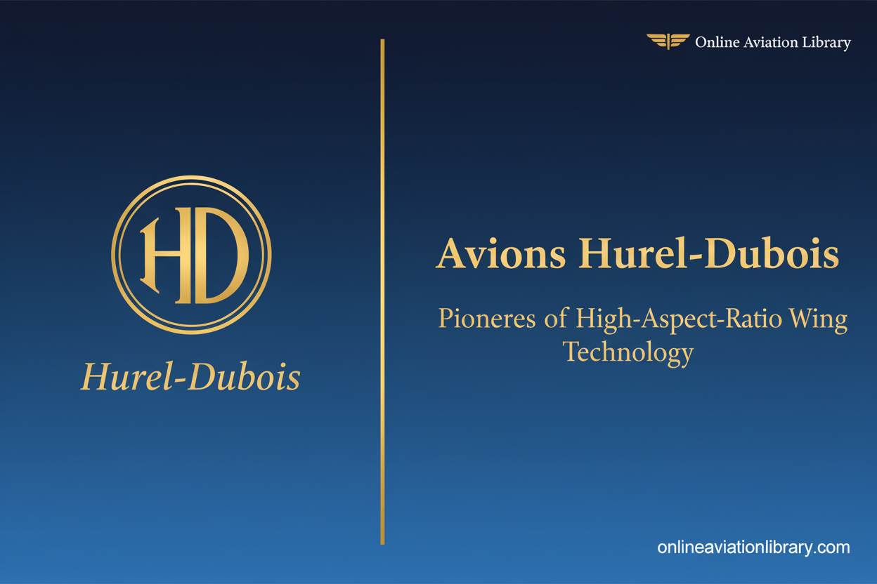 Avions Hurel-Dubois: High-Aspect-Ratio Wing Pioneers