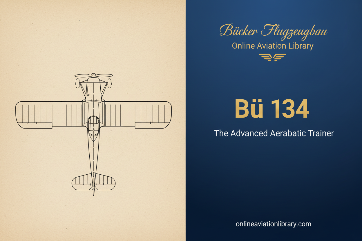 Bücker Bü 134: The Advanced Aerobatic Trainer