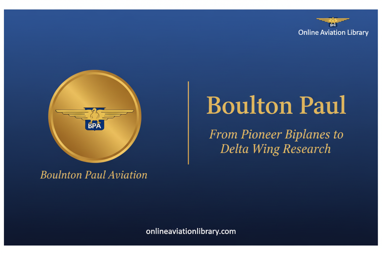 Boulton Paul Aircraft — A History of Types, First Flights & Innovation