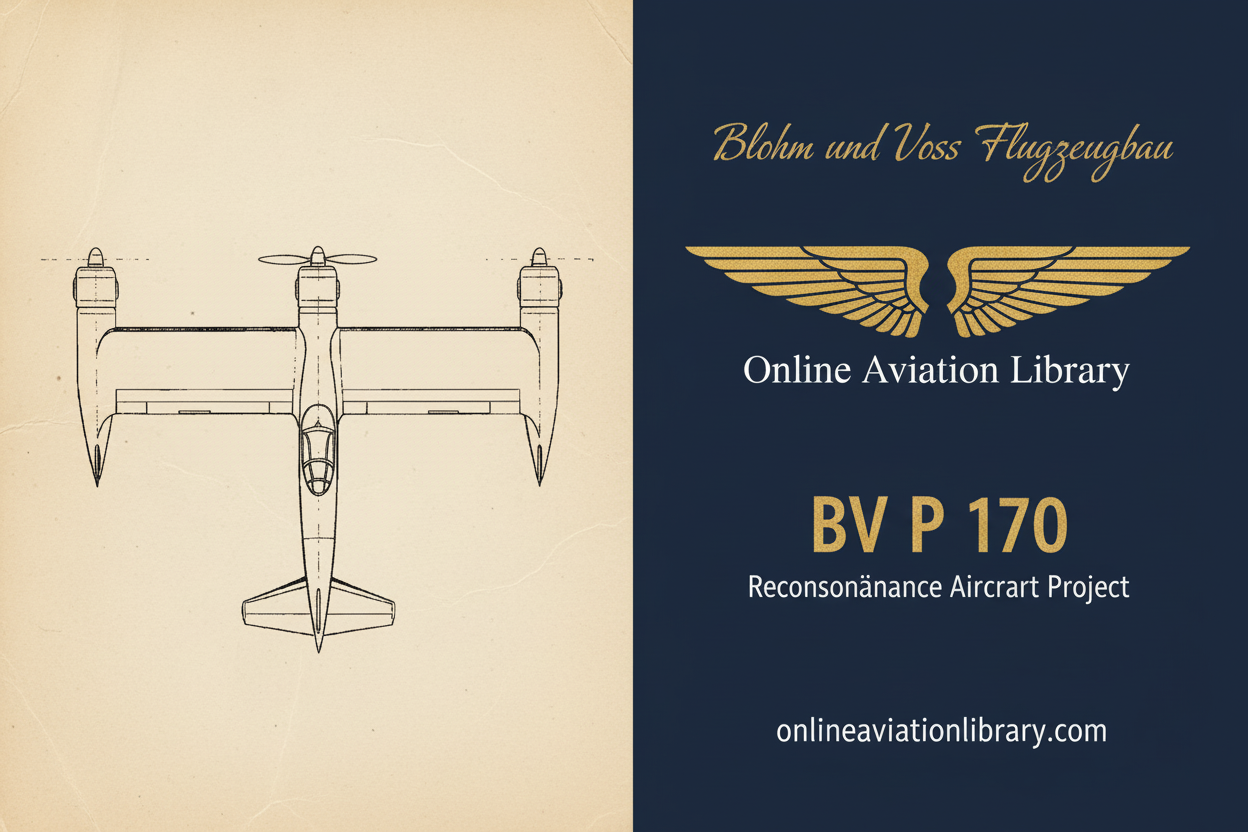 Blohm & Voss BV P 170: Reconnaissance Aircraft Project