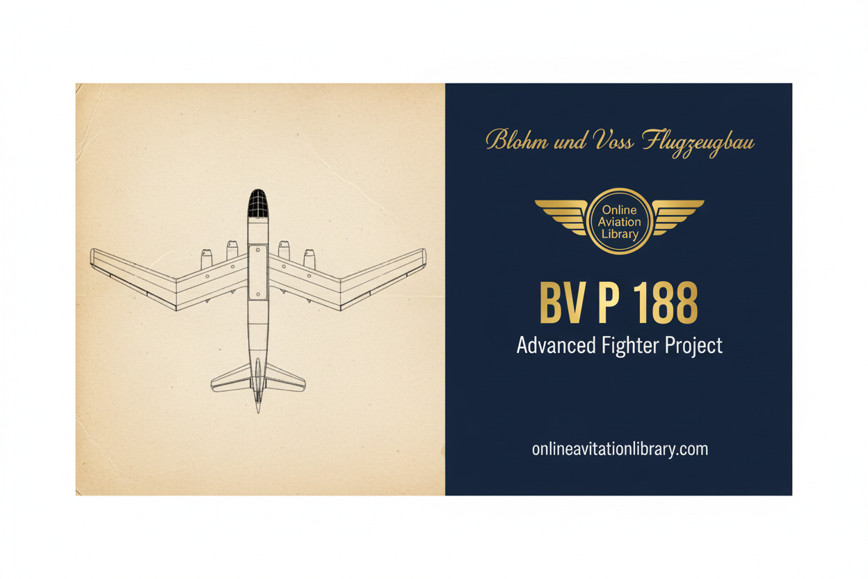 Blohm & Voss BV P 188: Advanced Fighter Project