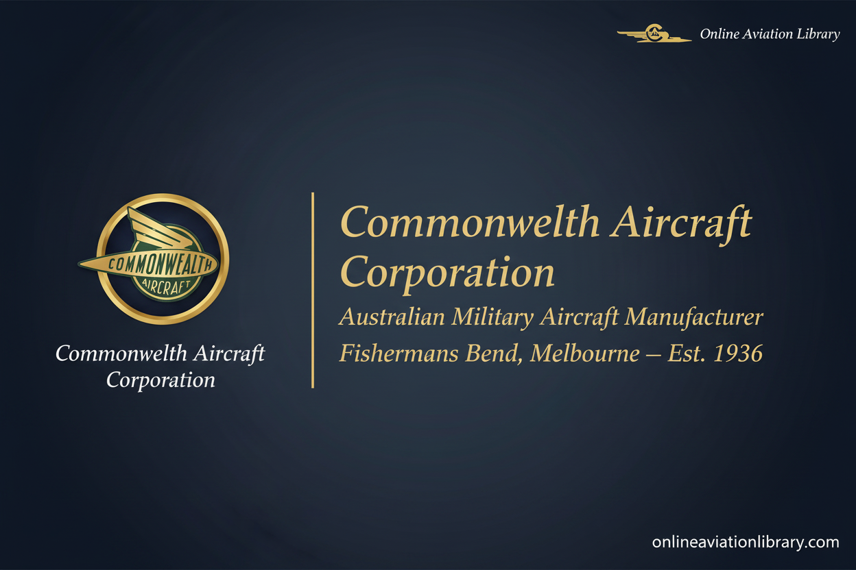 Commonwealth Aircraft Corporation (CAC) — Australia's Pioneer Military Aircraft Manufacturer