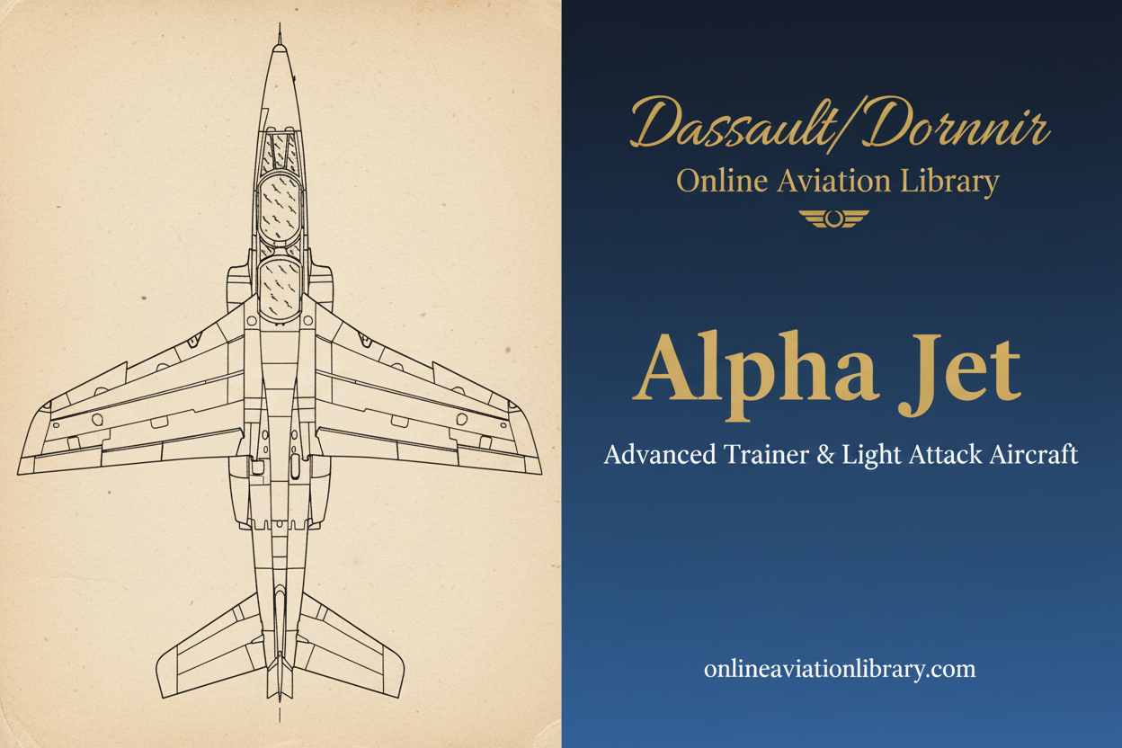 Dassault/Dornier Alpha Jet – Where Training and Combat Meet Perfection
