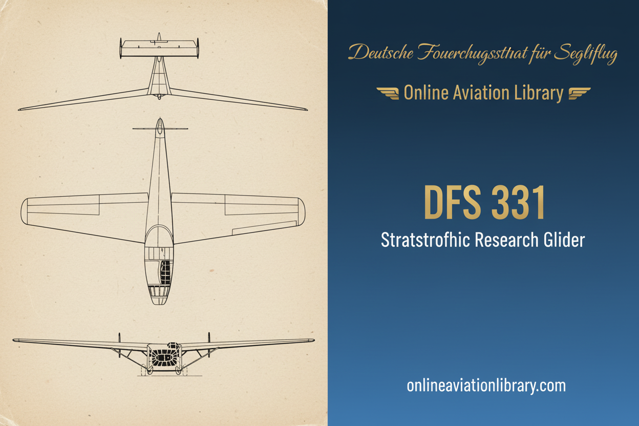 DFS 331: When Sailplane Expertise Reached for the Sky in the Name of Science