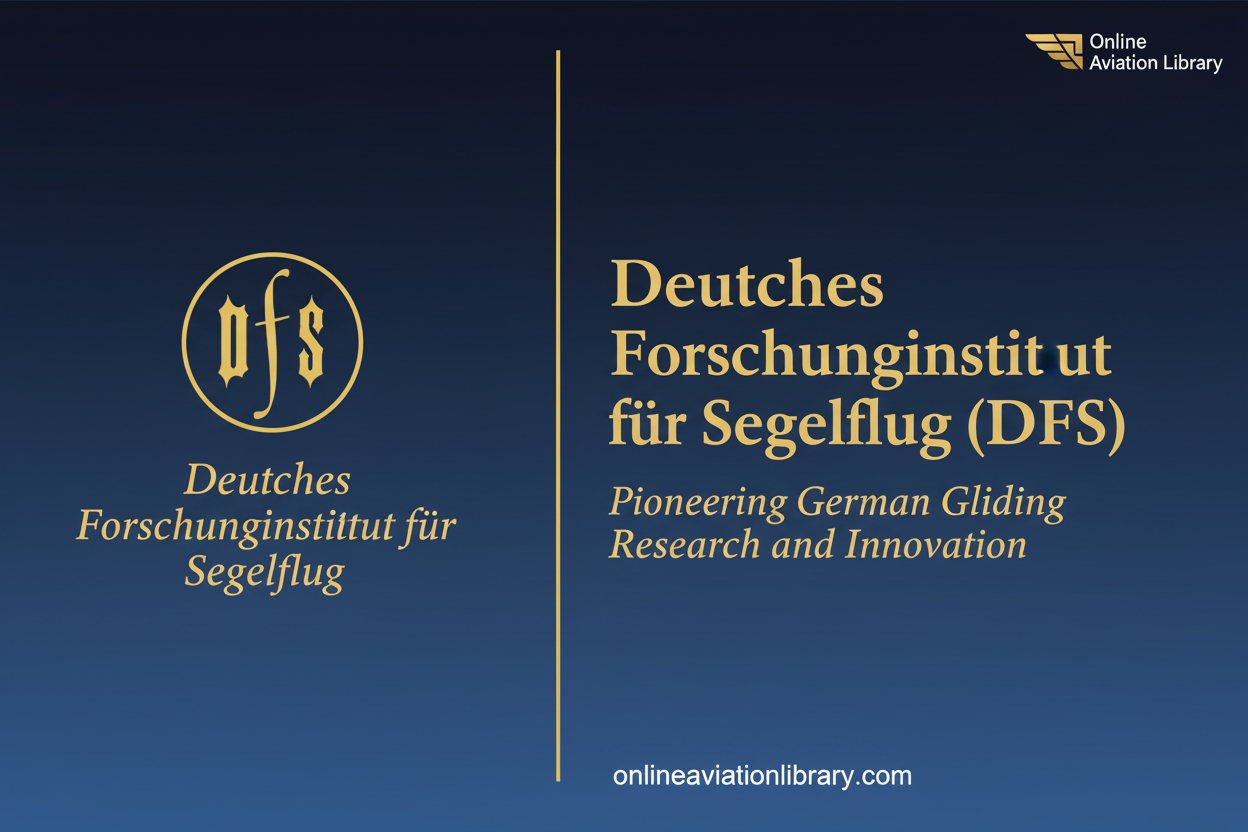 Deutsches Forschungsinstitut fur Segelflug (DFS) - German Gliding Research Institute