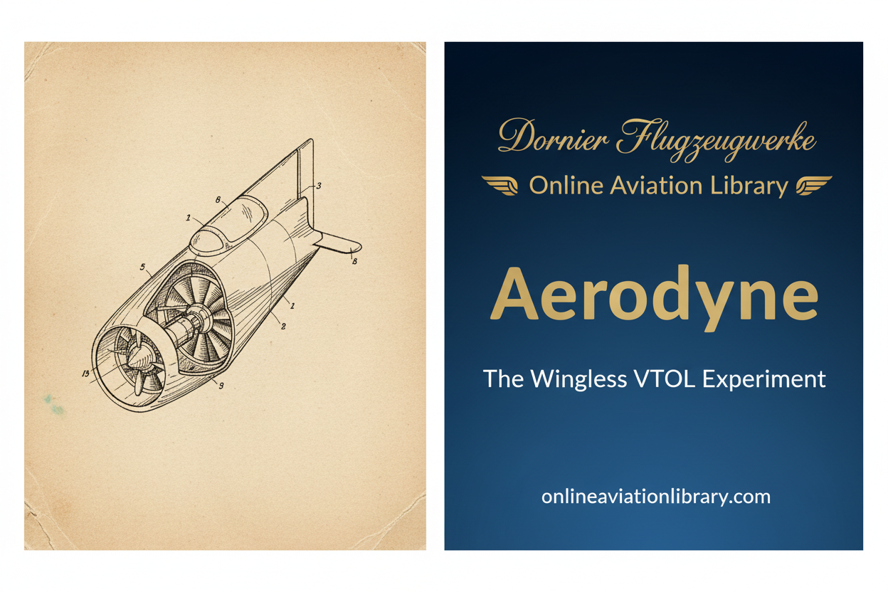 Dornier Aerodyne – The Incredible Wingless and Pilotless Aircraft