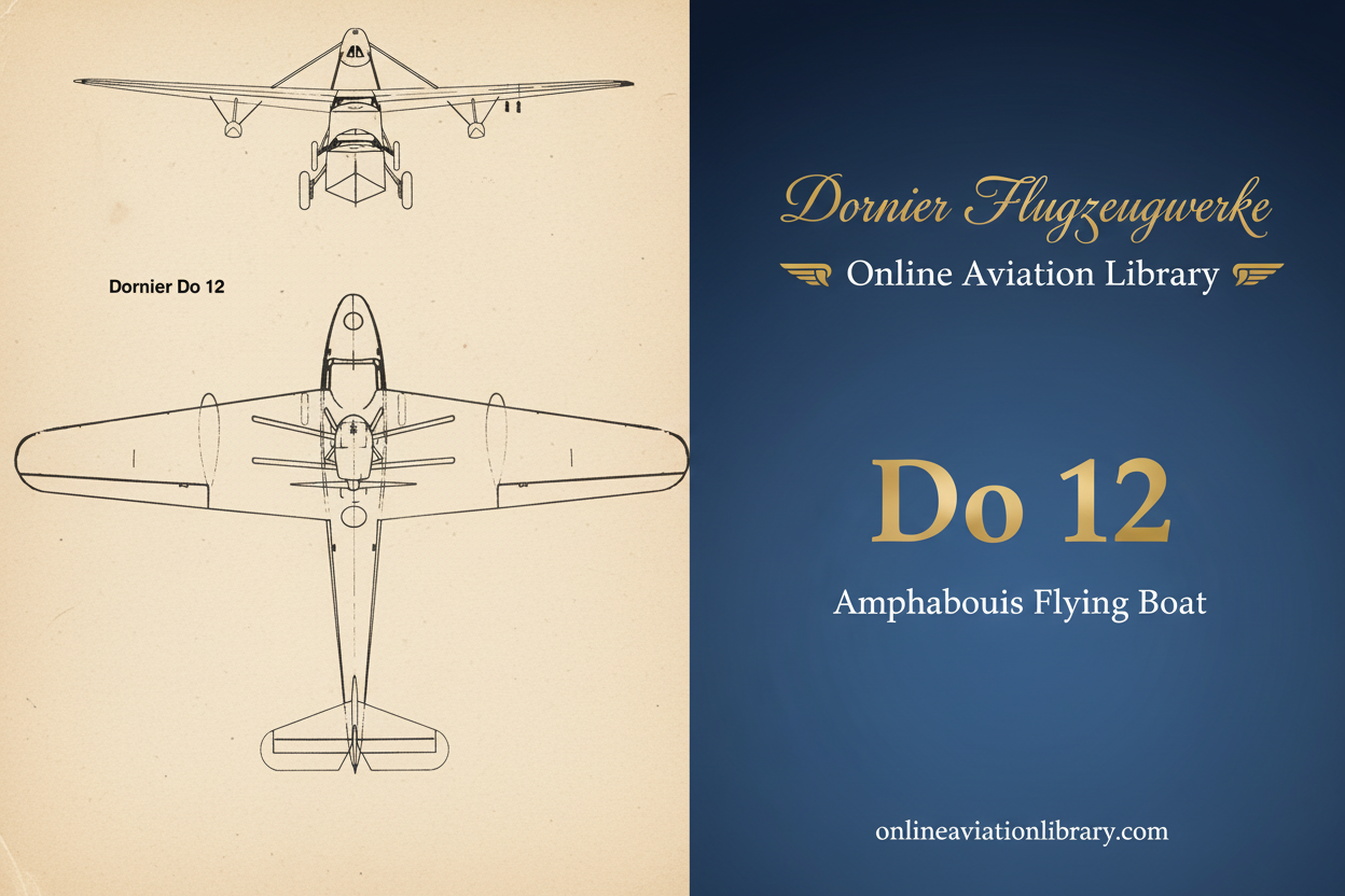 Dornier Do 12 - Amphibious Flying Boat