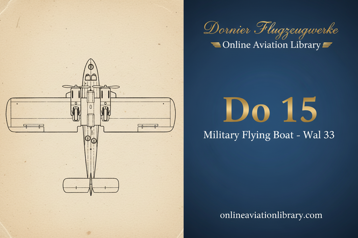 Dornier Do 15 - Military Flying Boat (Wal 33)