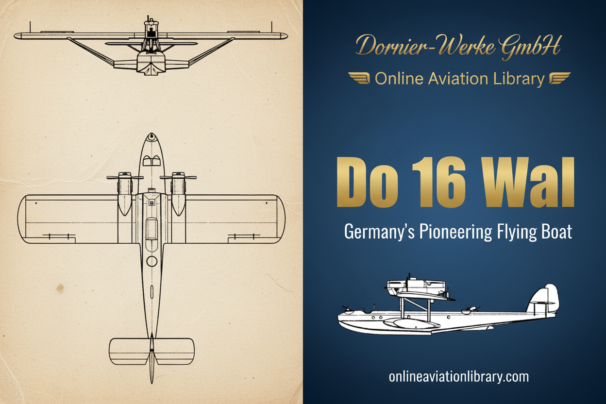 Dornier Do 16 Wal: Germany's Pioneering Flying Boat