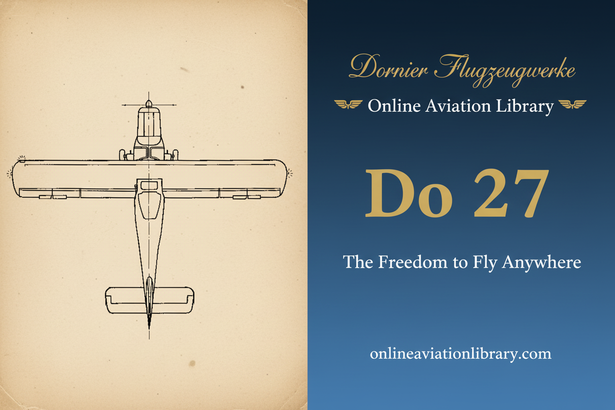 Dornier Do 27: The Freedom to Fly Anywhere