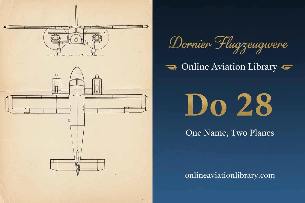 Dornier Do 28: One Name, Two Planes
