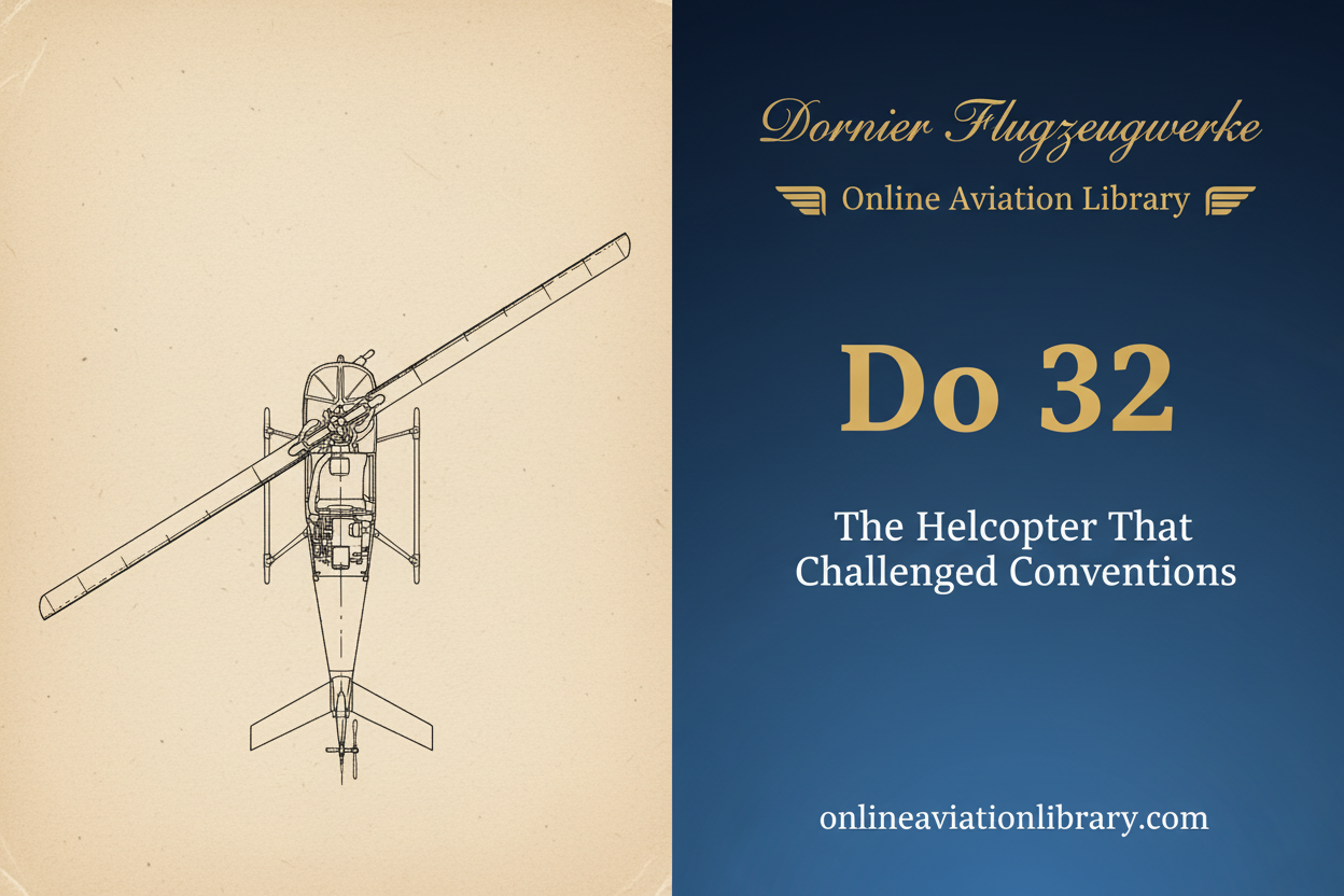 Dornier Do 32: The Helicopter That Challenged Conventions
