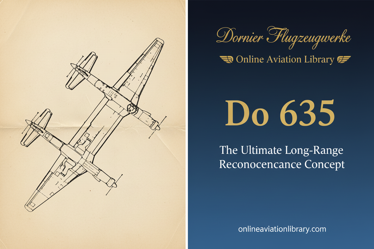 Dornier Do 635 – The Ultimate Long-Range Reconnaissance Concept