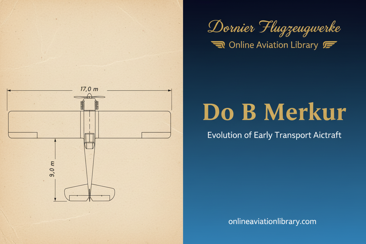 Dornier Do B Merkur and Komet – Evolution of Early Transport Aircraft