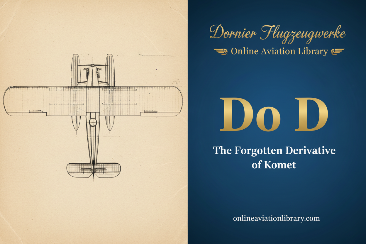 Dornier Do D and Do T – The Forgotten Derivatives of Komet